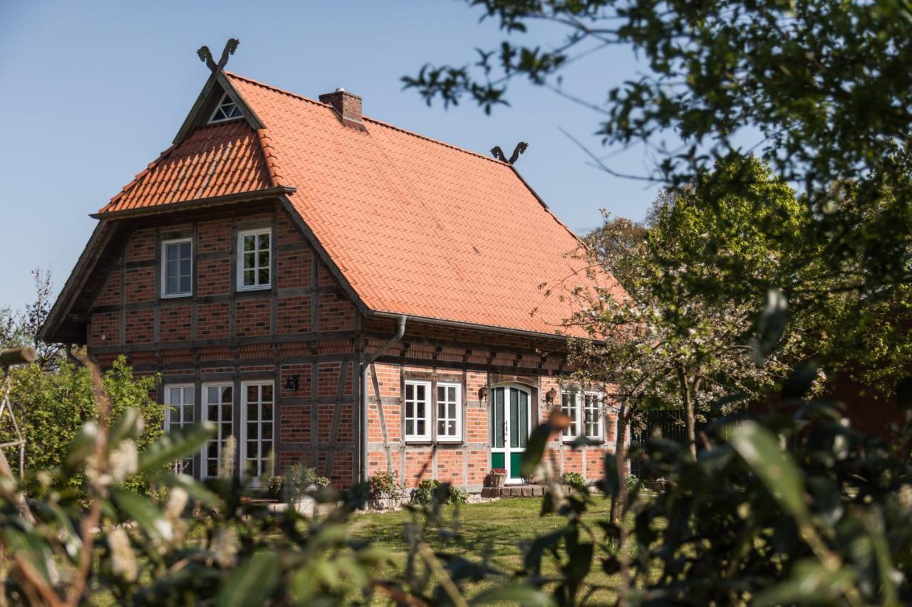 Fachwerk-Ferienhaus, Ruhe Auf Dem Land, Haustiere Willkommen, Leihfahrraeder, 24-7 Check In Kirchlinteln Extérieur photo